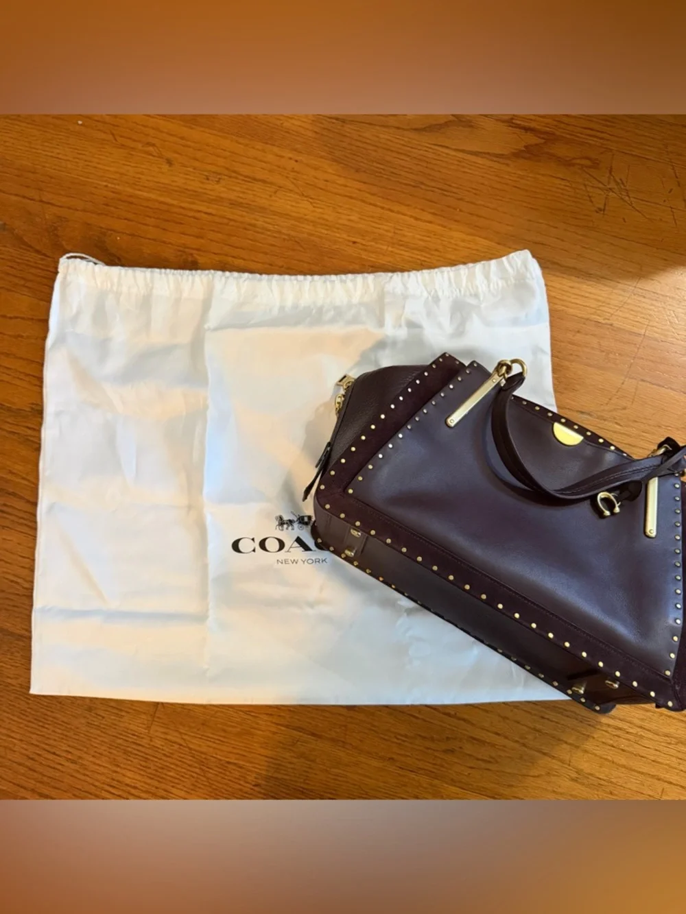 Coach Dreamer 36 with Rivets in Oxblood 31020 - Picture 9 of 9